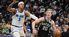 班凯罗33分波蒂斯18+10 魔术击败雄鹿4连胜